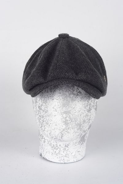 mercantoptan Winter 8 Wool Piece Fishback Model Peaky Blinders Cap Hat