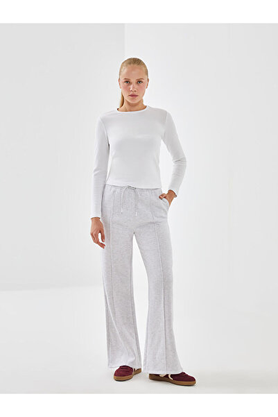 LC Waikiki Γυναικείο κορμάκι με μακρύ μανίκι με λαιμόκοψη