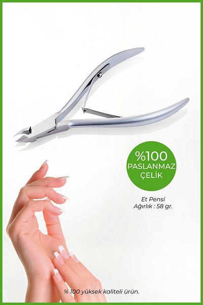 Nera Classy 7 mm Professional Stainless Manicure Meat Pliers Korea
