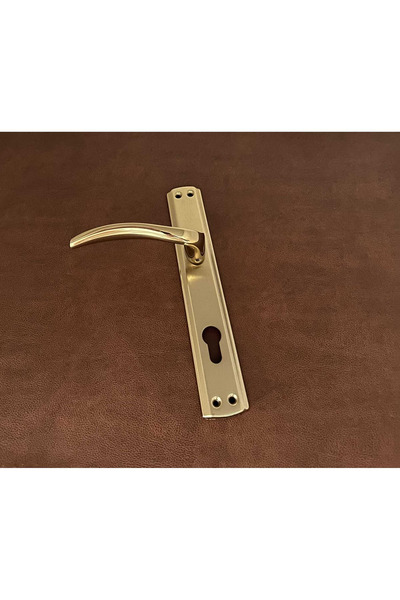 KOLDOOR Mânerul ușii din oțel Yale cu oglindă de lux din titan Özen Trim stânga se apucă într-o direcție