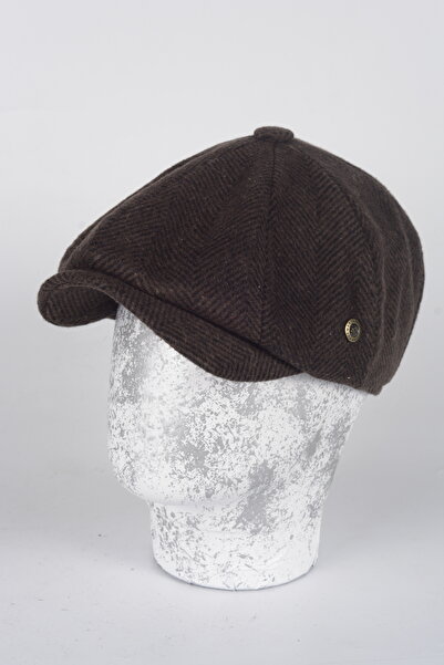 mercantoptan Kışlık 8 Yünlü Parca Balık Sırtı Model Peaky Blinders  Kasket Şapka