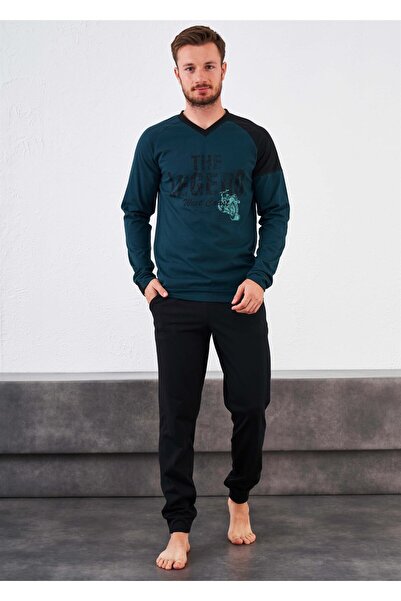 Relax Mode Erkek Penye Pijama Takımı - 10545