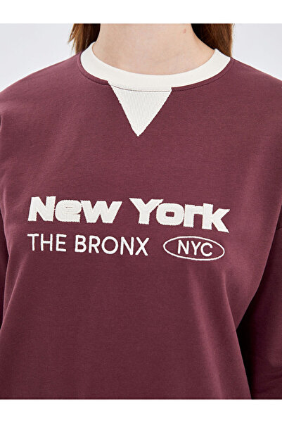 LC Waikiki Жіноча толстовка-туніка з вишивкою на комірі