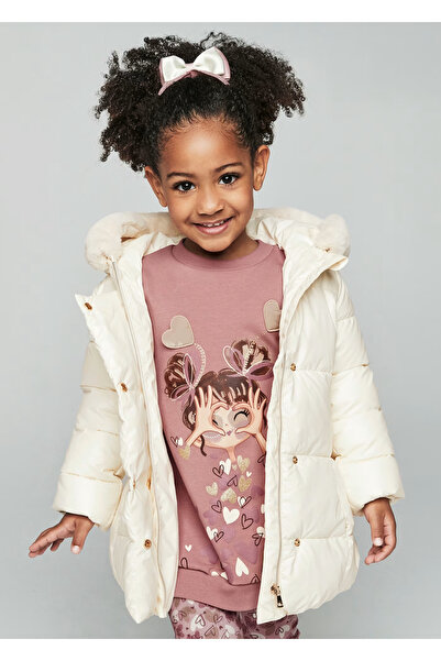 MAYORAL Devojčica, haljina sa grafikom, 5-9 godina, roza