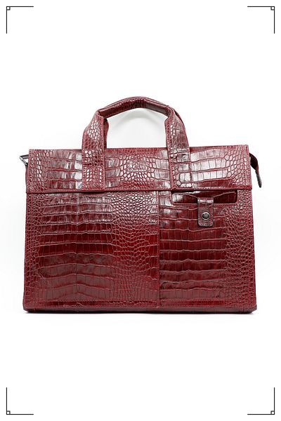 Derimo Leather حقيبة كمبيوتر محمول وحقيبة من الجلد الطبيعي