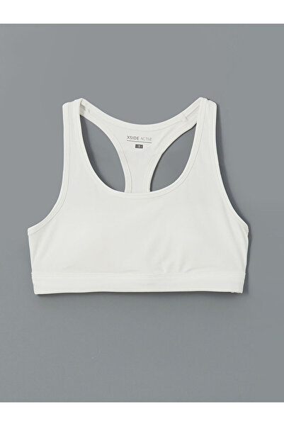 LC Waikiki White U-Neck Women's Sports Bustier