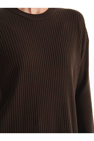 LC Waikiki Lcw Crew Neck Plain Long Sleeve Women's Knitwear Tunic