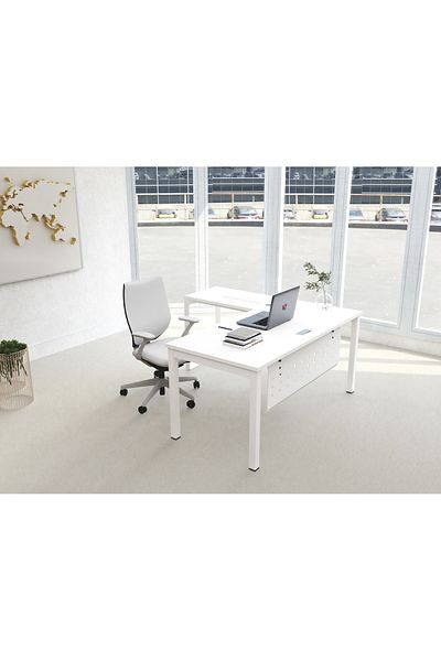 Mahmayi Figura 72-18L white Modern Workstation without Drawer