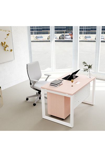 Mahmayi Vorm 136-14 Oak Modern Workstation