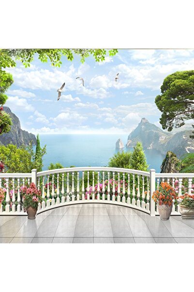 dreamwall Duvar Kağıdı Deniz Manzarası Desenli Isı Ve Ses Yalıtımlı Sağlıklı Yeni Nesil Duvar Kumaşı