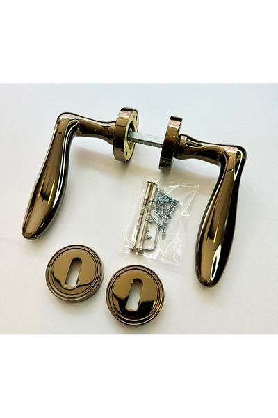 Hafele Troy Glossy Coffee Room Door Handle