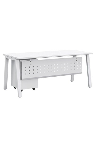Mahmayi Bentuk 139-18 White Modern Workstation
