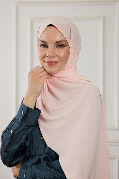 PURESCARFS Ροζ σάλι Medina Silk Candy