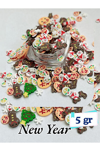 Sirius Hobi Epoksi Reçine Polimer New Year Yılbaşı Süsleri Tırnak Makyaj 8 gr Hologramlı Sim 2x4gr Kutulu