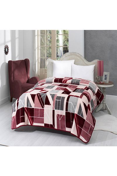MİNK Lacasa 1098 Pink Single Mink Blanket