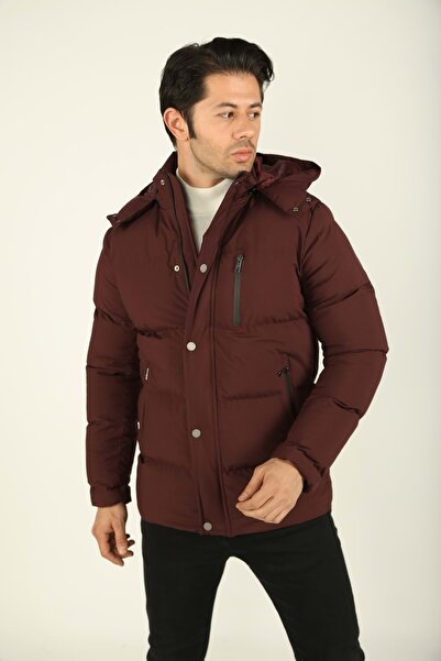 Brango Erkek Giyim Şişme Mont 80170 Bordo