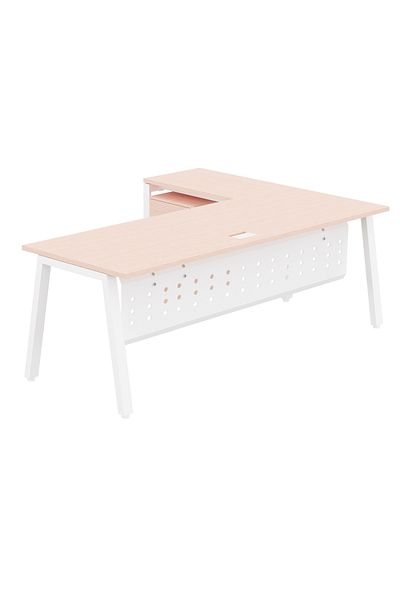 Mahmayi Bentuk 139-18L Oak Modern Workstation