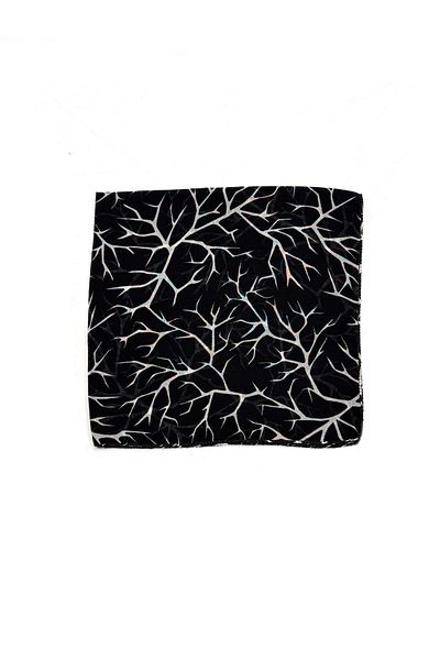 nazipek Bandana din bumbac cu model geometric 50x50cm Esarfa subtire