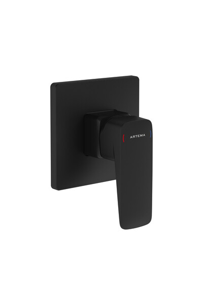 VitrA Artema Root Square A4275136 Ankastre Duş Bataryası, Sıva Üstü Grubu, Ma...