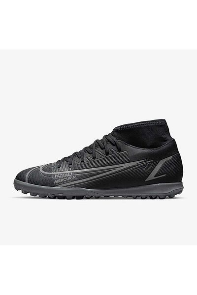 Nike Superfly 8 Club Tf Soccer Shoes Black Astroturf Field Shoes