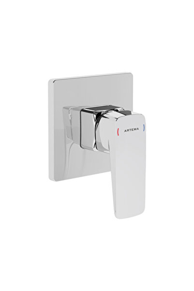 Artema Root Square A42751 Ankastre Duş Bataryası, Sıva Üstü, Krom