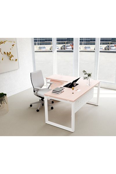 Mahmayi Vorm 136-14L Oak Modern Workstation