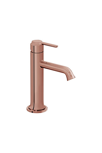 VitrA Origin A4288029 Top Control Sink Faucet, Soft Copper