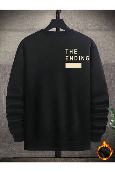 Revasser Unisex Men'S/Women's the Ending Custom Color Oversize Crew Neck Cotton Sweatshirt