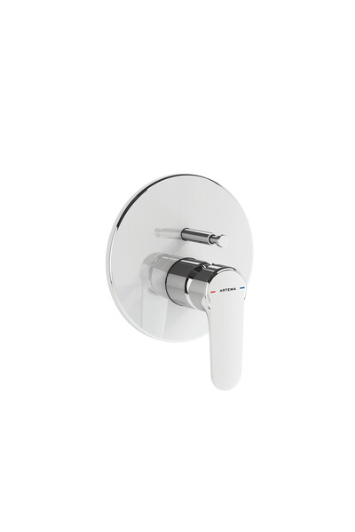 VitrA Artema Root Round A42830 Ankastre Banyo Bataryası, Krom