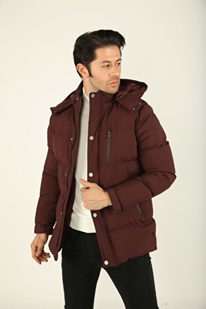 Brango Erkek Giyim Şişme Mont 80170 Bordo