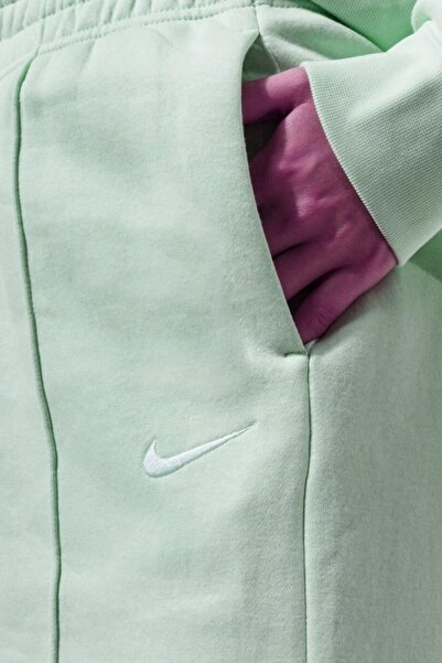 Nike Αθλητικά ρούχα Loose Fit Παντελόνι Φαρδύ και Μακρύ Κόψιμο Νερό Πράσινο Φούτερ