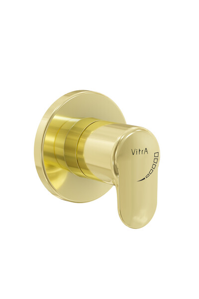 VitrA Artema Root Round A4273074 Ankastre Stop Valf, Soft Altın