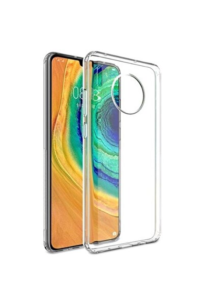 Kvy Kaviy Huawei Mate 30 Pro Kamera Korumalı Şeffaf Süper Silikon Kılıf
