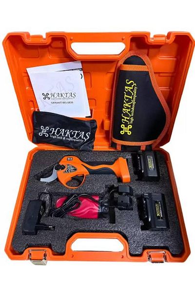 haktaş 1200 Watt Pruning Shears - Haktaş 40 Mm, 2Xakü 4 Ah Carrying Case