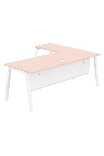 Mahmayi Bentuk 139-18L oak Modern Workstation without drawer