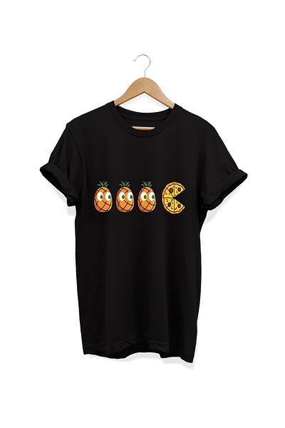 remonz Μπλουζάκι PinePizza Printed Oversize - 100% βαμβάκι, Crew Neck, Large Size