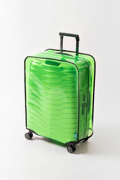 Trink Çanta Transparent Suitcase Cover and Suitcase Protective Case * Neon Color Pvc * Green