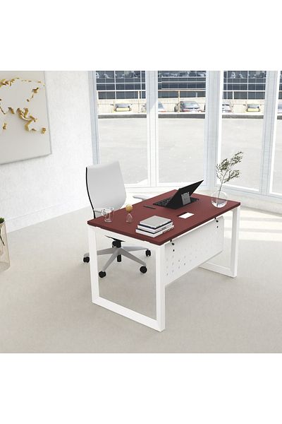 Mahmayi Vorm 136-12 Apple Cherry Modern Workstation without Drawer