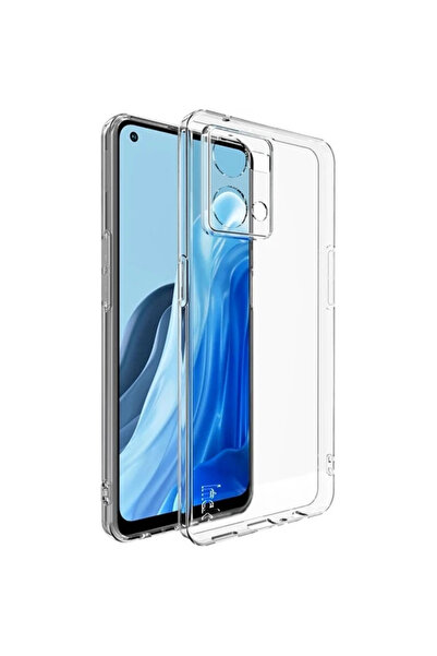 Kvy Kaviy Oppo Reno 7 Kamera Korumalı Şeffaf Süper Silikon Kılıf