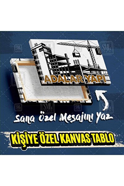 SML TABLO Kişiye Özel İsme Özel İnşaat Firması Müteahhit İnşaat Ofisi İsimli ...