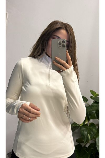 Daves Premium Quality Half Zipper Finger Detailed Blouse--Soft Inside Fleece