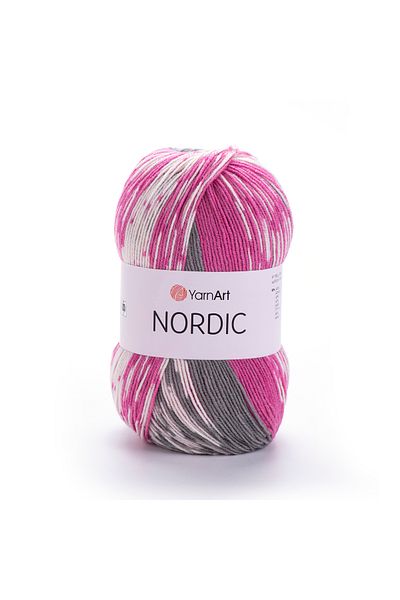 Yarnart Σχοινί πλεξίματος Nordic Marbled Hand 655