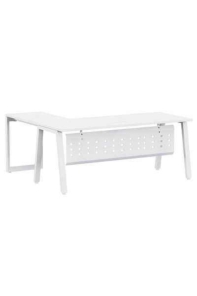 Mahmayi Bentuk 139-18L white Modern Workstation without drawer