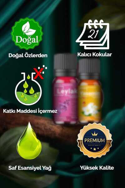 Cem Cosmetics Efsane Çiçek Özleri Oda Kokusu %100 Saf & Doğal Koku 6lı Set 6x10ml Esansiyel Uçucu Yağ