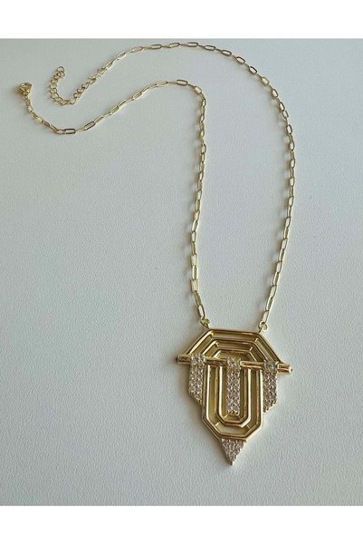 ACAR TAKI Serenay Gold Color Special Series Necklace - ACR7594