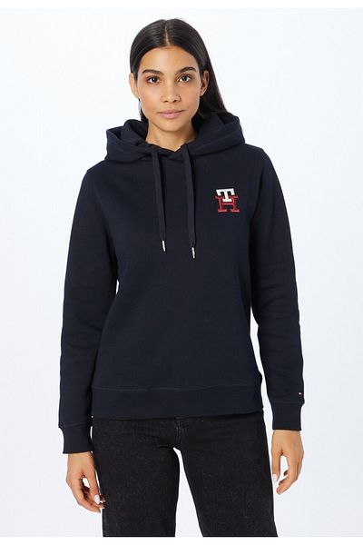 Tommy Hilfiger Th Embroidery Monogram Logo Hooded Sweatshirt