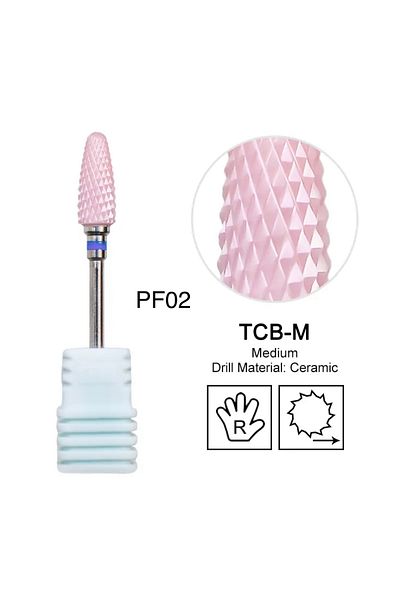 BGA 2.35mm Electric Ceramic Nail Milling Cutter - Manicure Pedicure Nail Removing Drill