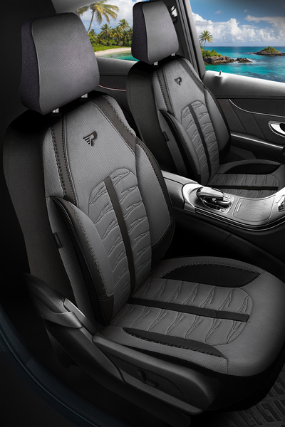 Panda Kılıf Panda Barbados Series Alkantra Fabric Car Seat Cover - Full Set