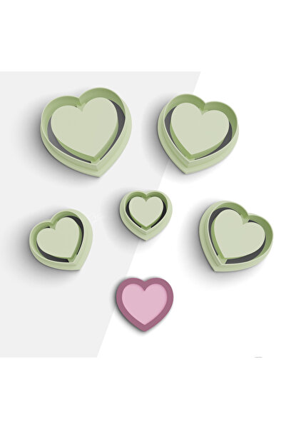 brocutters 5 Size Embossed Polymer Cut Mold - Clay Cutter with Earrings and J...