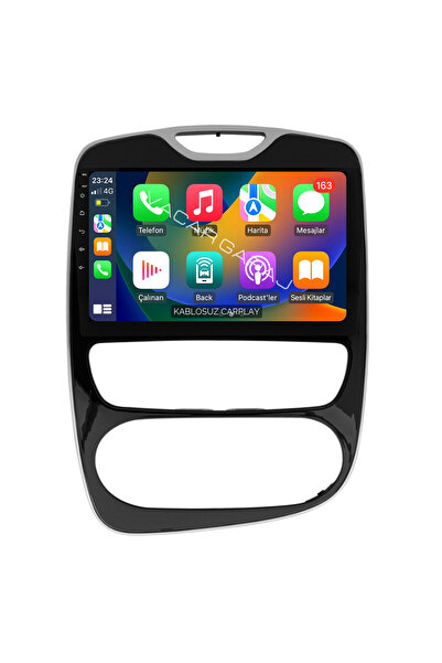 NAVECRON RENAULT CLIO 4 2012-19 10" UYUMLU ANDROID MULTİMEDYA GERÇEK 2/32 KAB...
